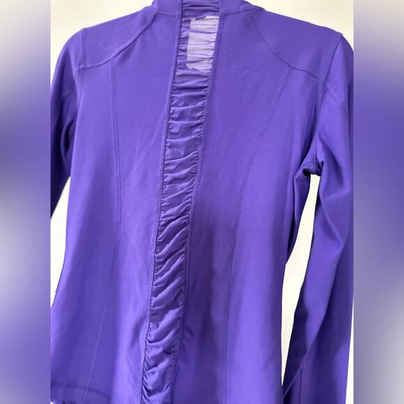 90 degree purple mesh zip up active wear jacket size small - Picture 8 of 10